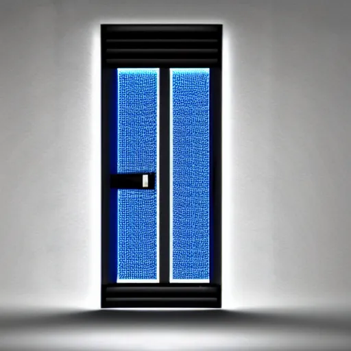 Prompt: futuristic door design