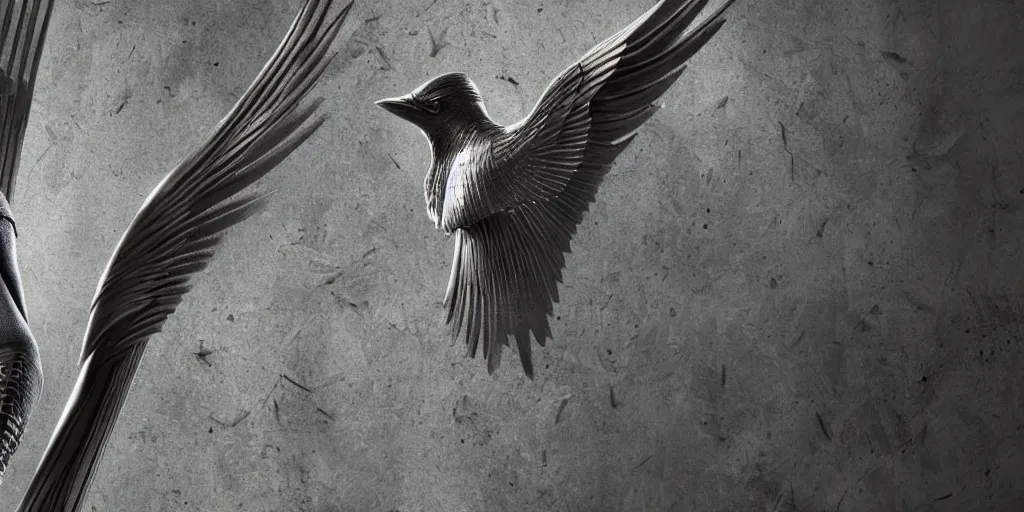 Prompt: the mockingjay | Full HD | CGSociety | Depth Of Field.