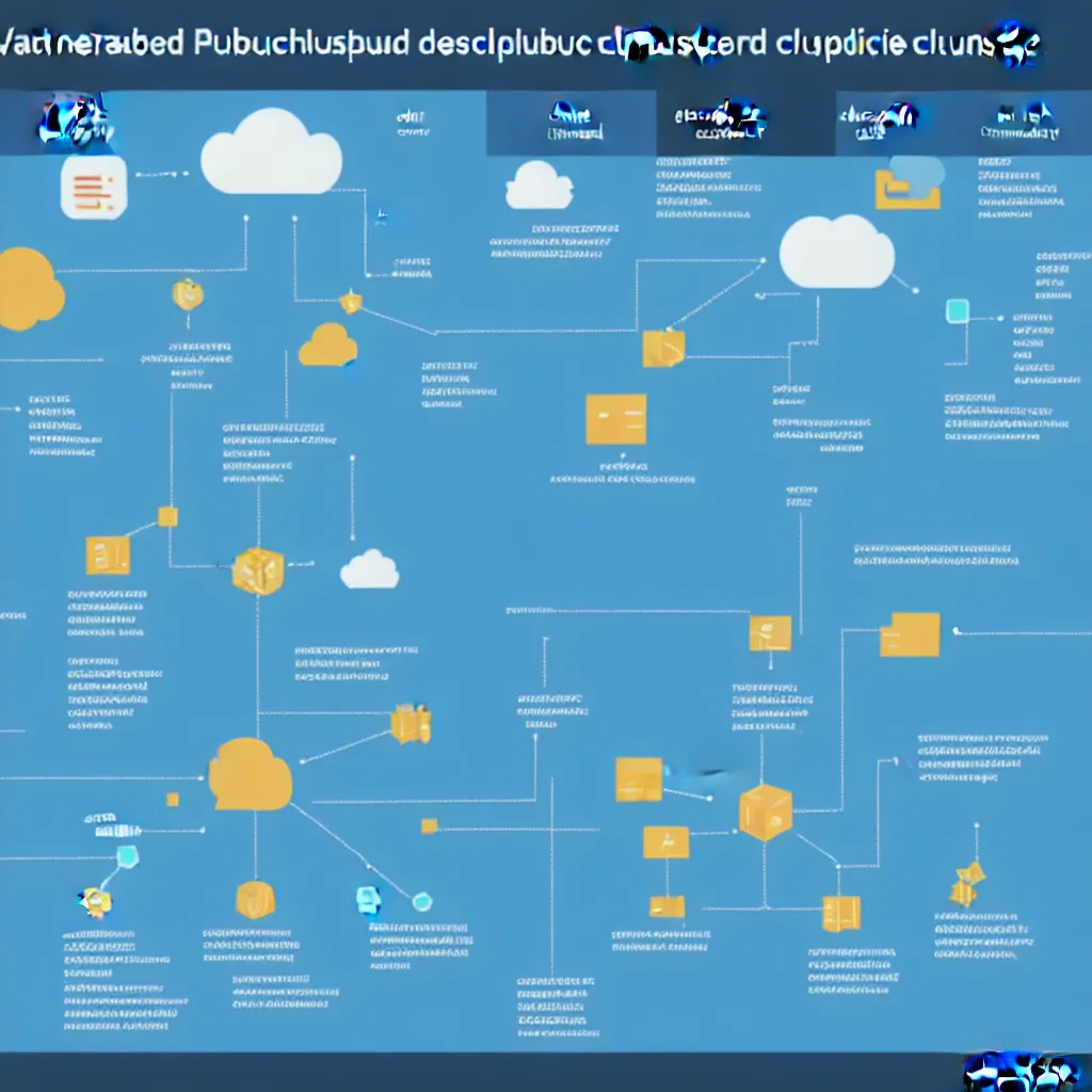 Image similar to Kubernetes cluster deployed to a secure public cloud service, trending on Artstation, by Visual Capitalist