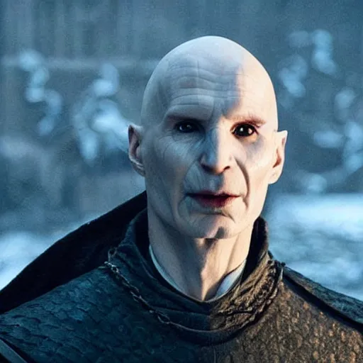 Image similar to lord voldemort in game of thrones