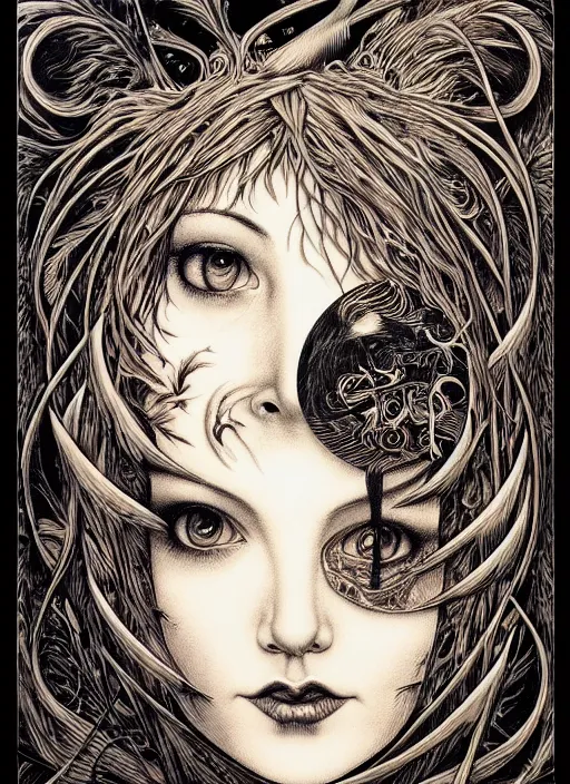 Prompt: a portrait of a pretty young lady by aaron horkey