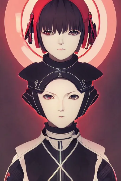 Image similar to last exile, ilya kuvshinov, anime illustration of reol, murata range, fine detail, perfect anime face, dramatic lighting, dynamic composition, moody, art deco, cel shading, rich texture, yoshinari yoh, alphonse mucha, takashi murakami, colorful