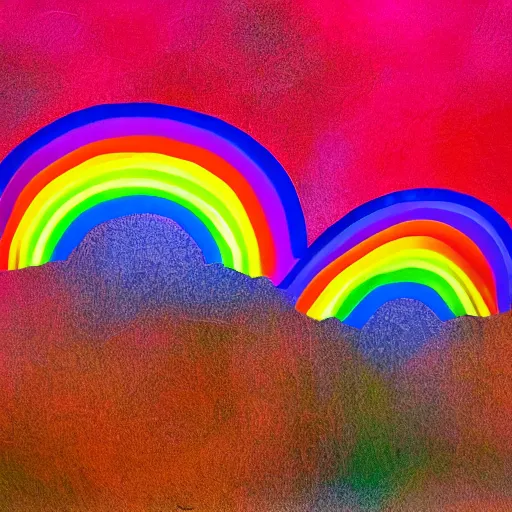 Image similar to 🌈 🤘