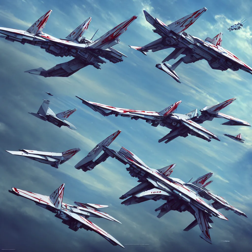 Image similar to sidescrolling airplane with lots of guns concept art, robotech gradius outer space concept art, hyperrealism, fine detail, 8 k, 3 d render, artgerm, artstation contest winner, cgsociety, cryengine, concept art!!, zbrush, vray sprite