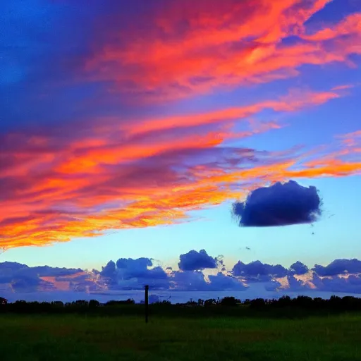 Image similar to photo of sunset clouds look like shape of virgin mary