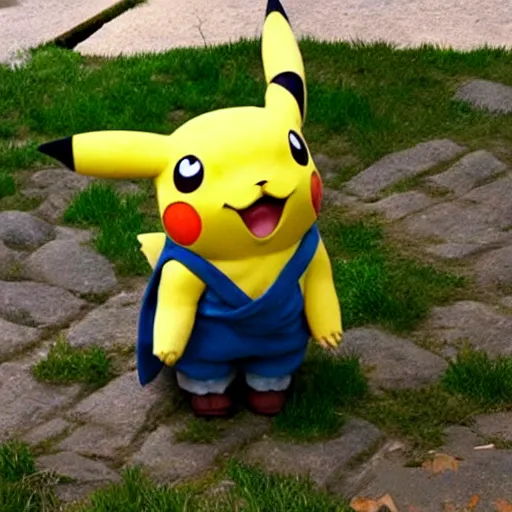 Image similar to pikachu meet frodo