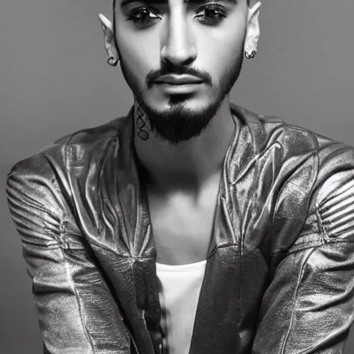 Image similar to “a realistic detailed photo of a guy who is an attractive humanoid who is half robot and half humanoid, who is a male android, singer Maluma, shiny skin, posing like a statue, blank stare”