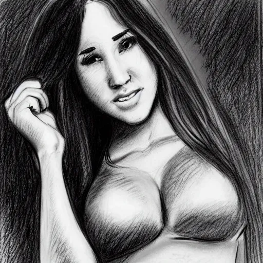 Image similar to milt kahl pencil sketch of angie varona