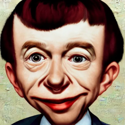 Image similar to portrait of alfred e neuman