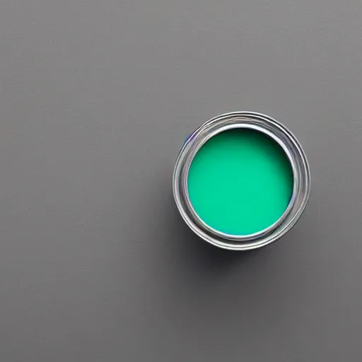 Prompt: can of paint, minimal, modern