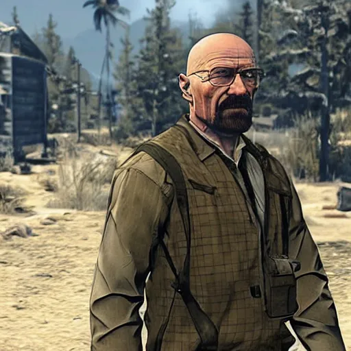 Image similar to Walter White in Call of Duty:Warzone