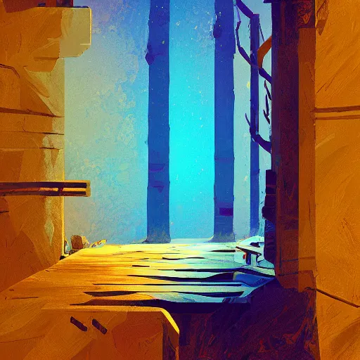 Image similar to digital painted stylized wood texture by james gilleard, marc simonetti, painterly, digital art, artstation