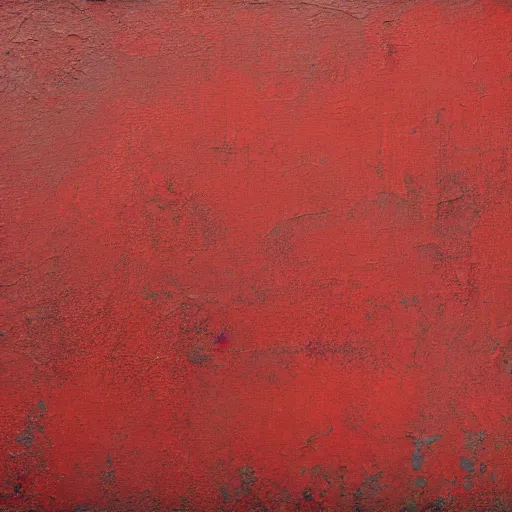 Image similar to a texture of an old red plaster wall by studio ghibli, hand painted, oil painted, high detail