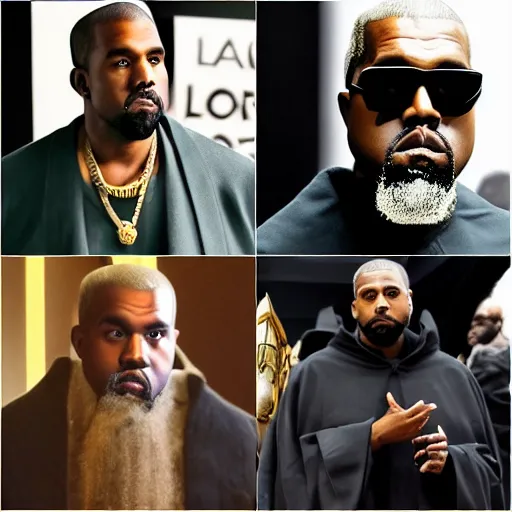 Image similar to kanye west as dumbledore