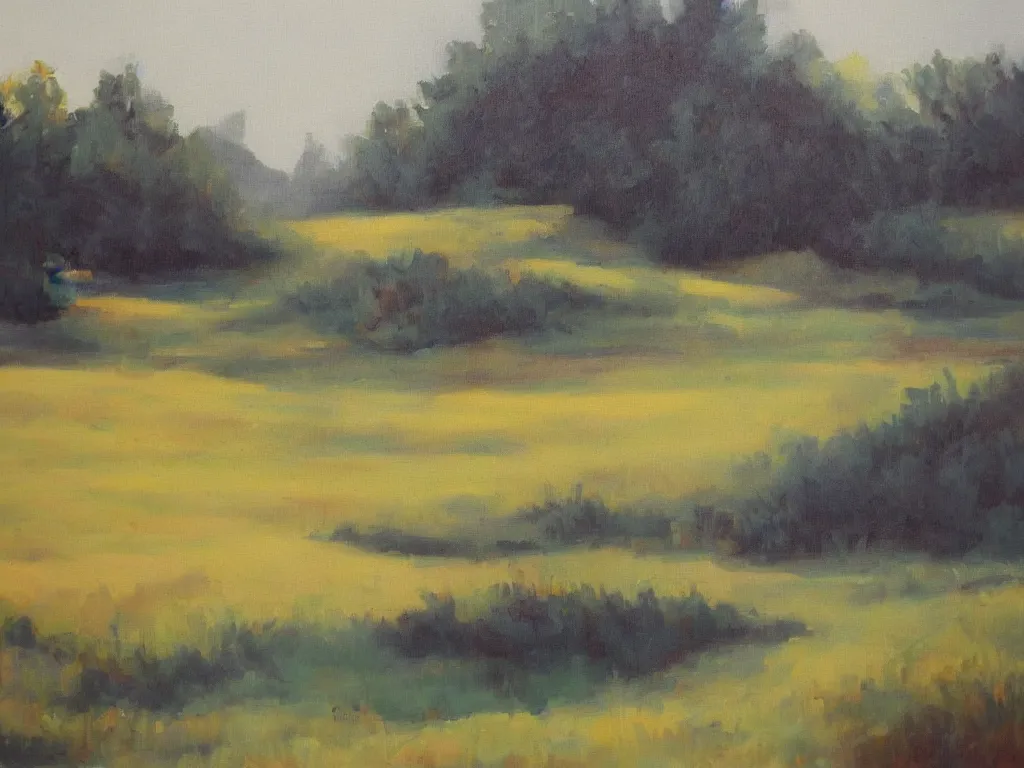 Prompt: a beautiful landscape painting by carly rae jepsen, trending on arstation