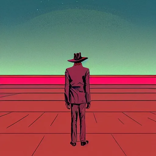 Prompt: wes bentley retro minimalist portrait! moebius starwatcher comic by jean giraud, portrait 8 k