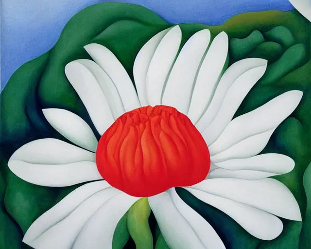 Image similar to artwork by georgia o'keeffe