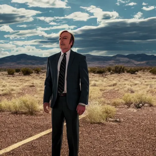 Prompt: photo of Mike, still from better call saul