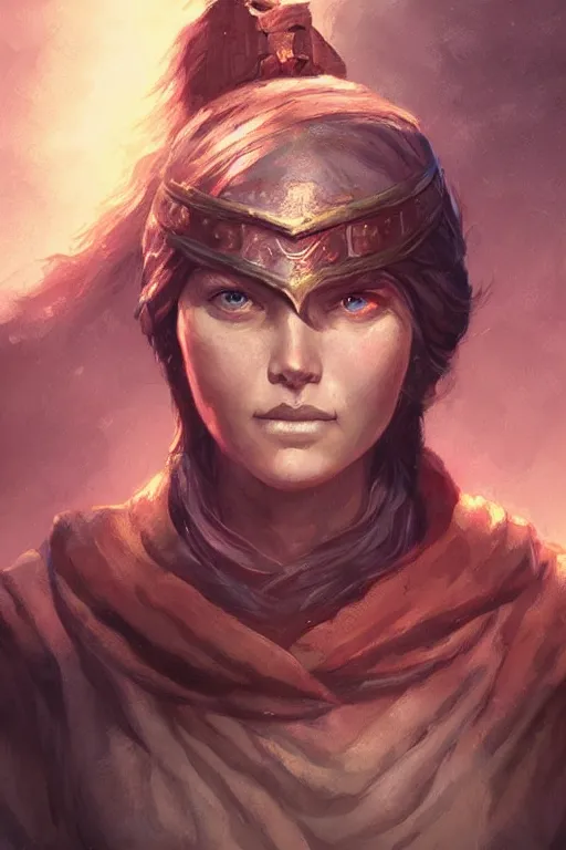 Image similar to the elder scrolls vi, charismatic rugged female nord warrior portrait, illustration, highly saturated colors, rim light, top light, perfectly shaded, soft painting, art by charlie bowater