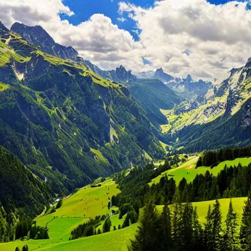 Image similar to alps mountain valley switzerland, wildflower vista