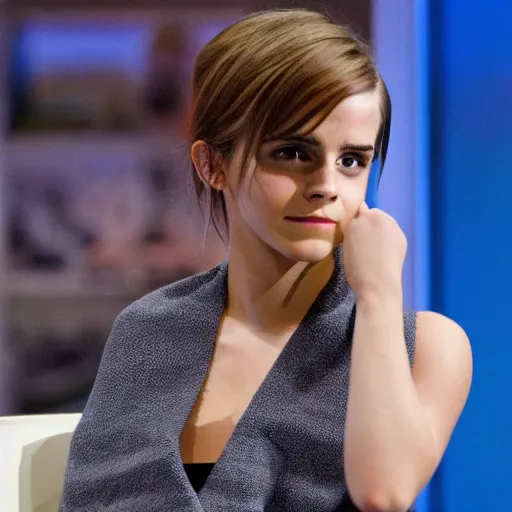 Image similar to emma watson getting stripped, 4 k