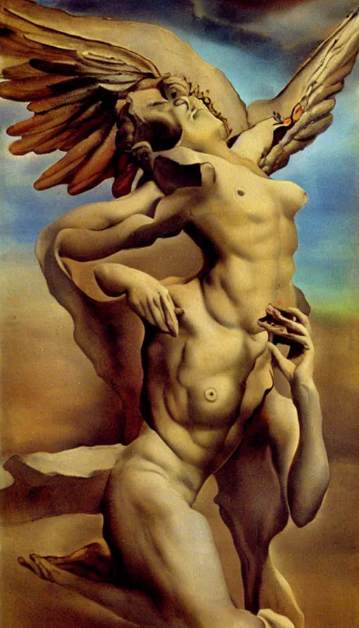 Image similar to Healing Angel by Salvador Dali