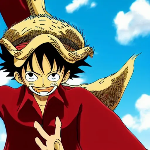 Image similar to luffy as dragon