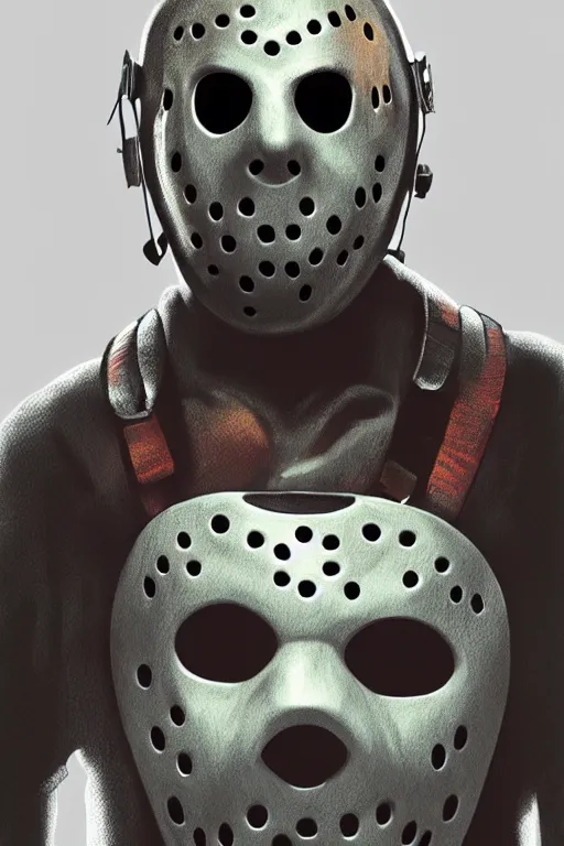Prompt: jason voorhees, intricate, elegant, highly detailed, digital painting, artstation, concept art, smooth, sharp focus, contemporary fashion shoot, by edward robert hughes, annie leibovitz and steve mccurry, david lazar, jimmy nelsson, hyperrealistic, octane render