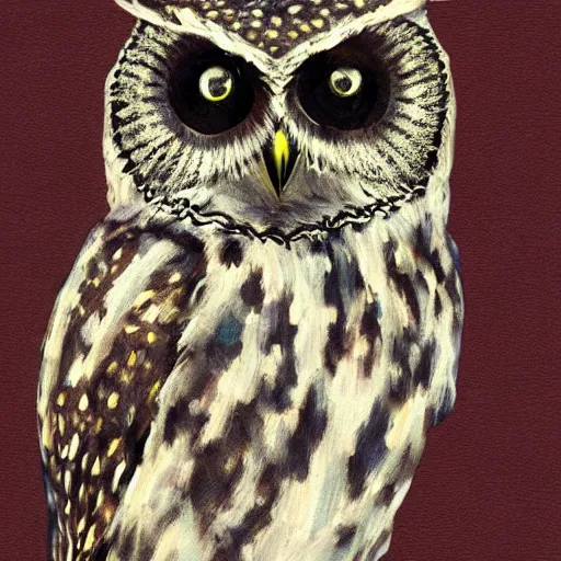 Image similar to parts of a owl