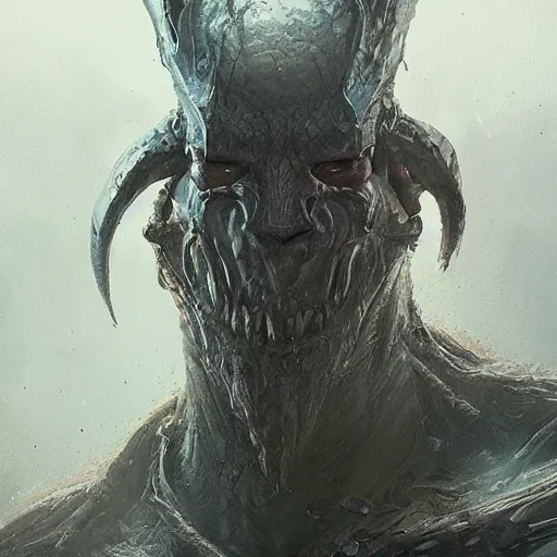 Prompt: a boss from elden ring, humanoid, concept art, digital art, smooth, sharp focus, beautifully detailed, epic, by greg rutkowski