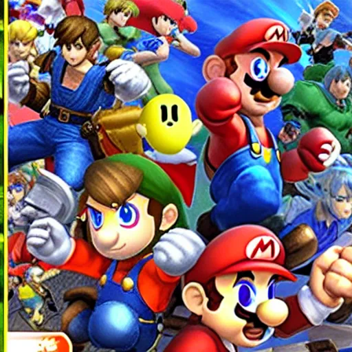 Image similar to super smash bros. tcg