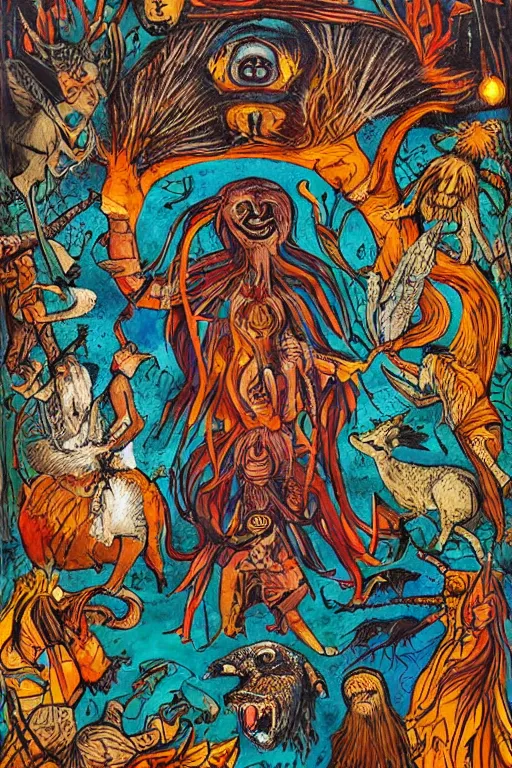 Image similar to the shamanic underworld