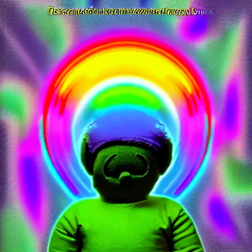 Image similar to Mexican teletubbie acidwave