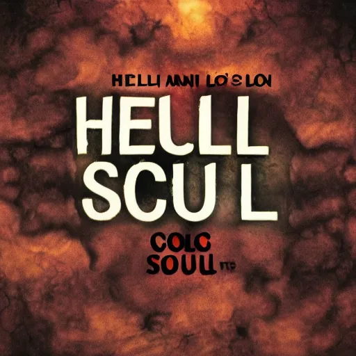 Prompt: hell scape, souls trying to escape