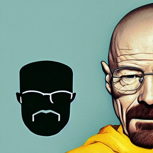 Image similar to walter white as a soy boy