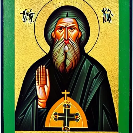 Image similar to Orthodox icon of St. Seraphim of Sarov