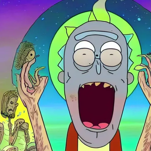 Image similar to the gnostic parables of Rick and Morty