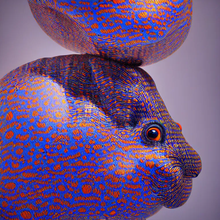 Prompt: hyperrealistic detailed image of a rabbit inside a hat in an art installation room, hd smooth interior by yayoi kusama, part by kei mieno, part by ross tran, dark art by james jean, ultra realistic, highly detailed, life like face, detailed body, 8 k, 3 d render by roger magrini, very cohesive, masterpiece