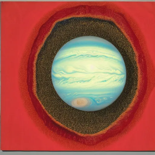 Image similar to forbidding by david hammons 1 9 5 0 s. illustration. using data from a nasa exoplanet space telescope, scientists discovered a jupiter - like world 3 7 9 light - years from earth, orbiting a star similar to our sun.