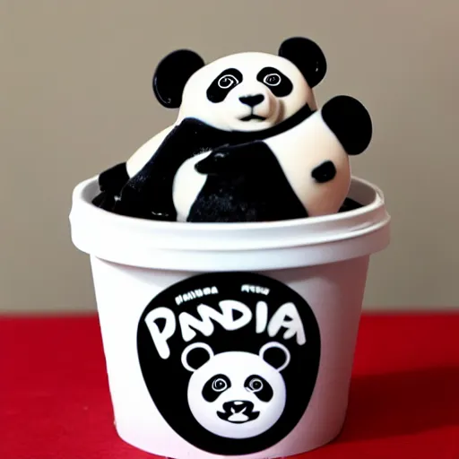 Image similar to panda ice cream