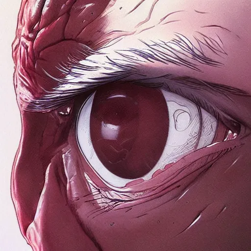 Image similar to a beautiful artwork of a close-up of closed eye by Jerome Opeña, featured on artstation