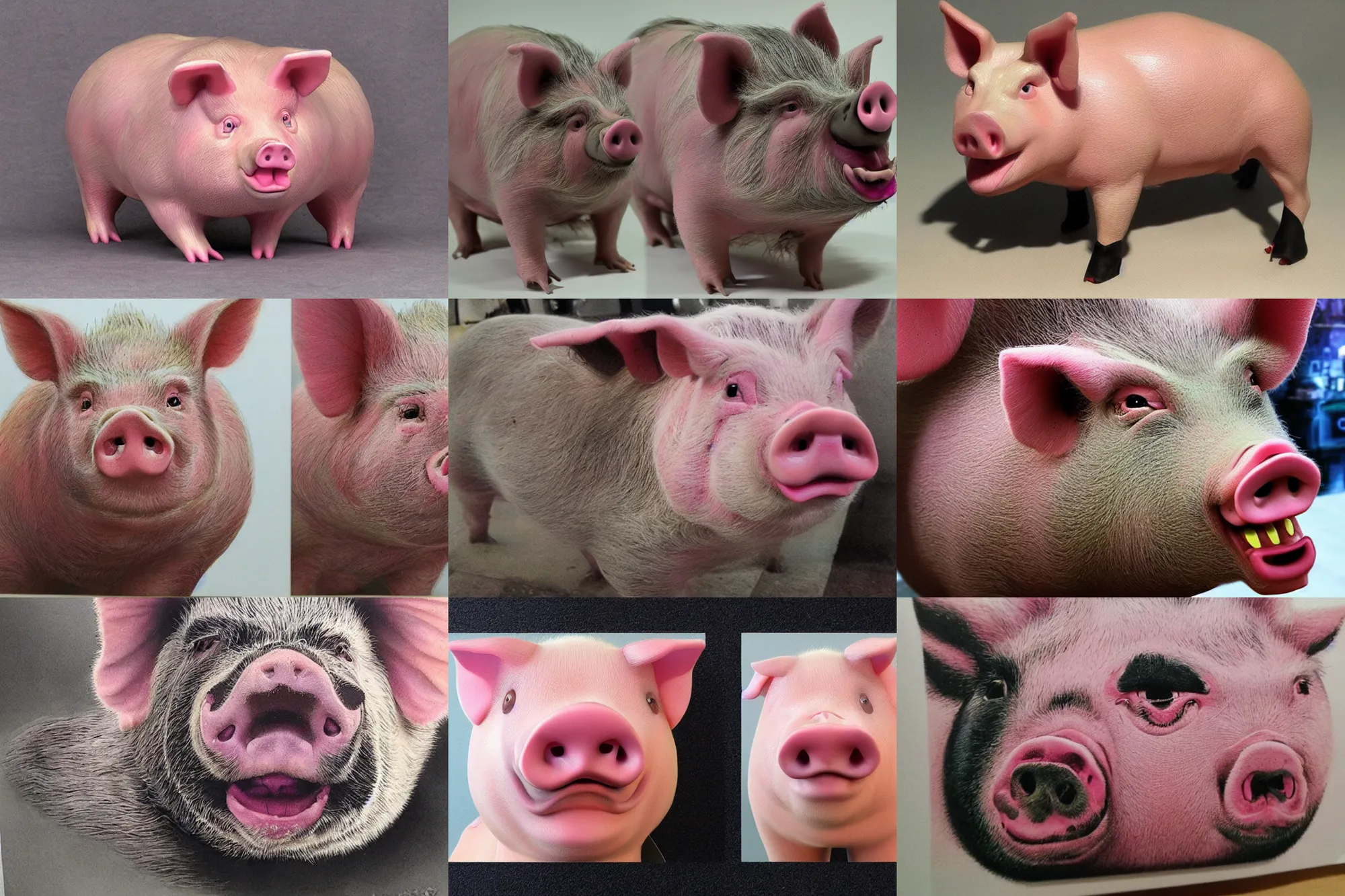 Prompt: angry pig, front photo, realistic, real photo, realistic colors, super quality, powerful detail