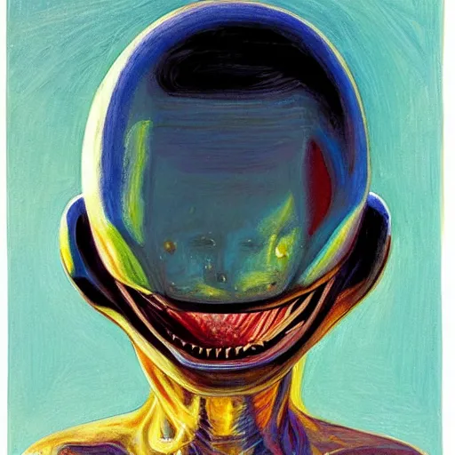 Image similar to alien by wayne thiebaud