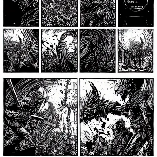 Prompt: chaos, night, rot, blood, epic art, dark souls, highly detailed and intricate by laurie greasley