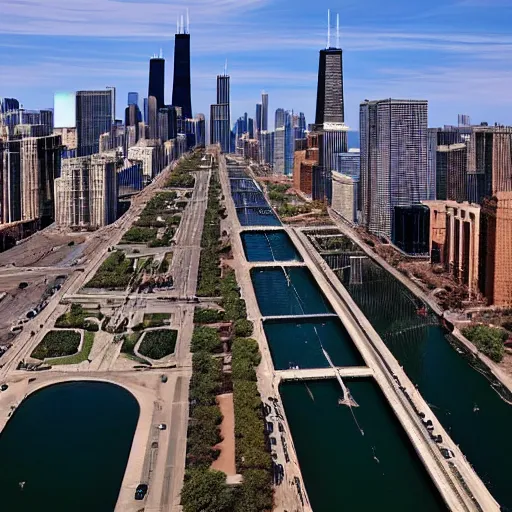 Image similar to chicago in the year 2 0 7 0