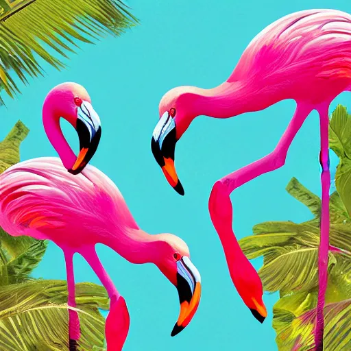 Image similar to the flamingo cafe by william maranci, plunderphonic collage album cover trending on artstation behance hd