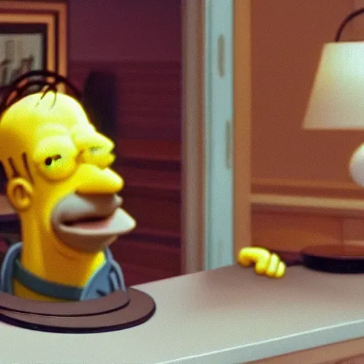 Image similar to “ homer simpson in 8 k, real life, photorealistic. ”