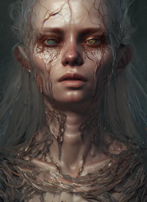 Image similar to tormented souls, au naturel, hyper detailed, digital art, trending in artstation, cinematic lighting, studio quality, smooth render, unreal engine 5 rendered, octane rendered, art style by klimt and nixeu and ian sprigger and wlop and krenz cushart