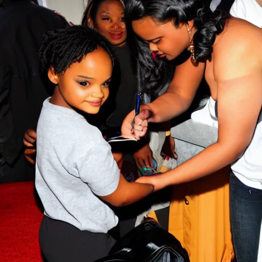 Image similar to kyla pratt signing autographs