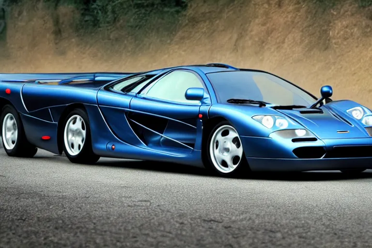 Image similar to film still of a McLaren F1 in Cars (2006), 8k,